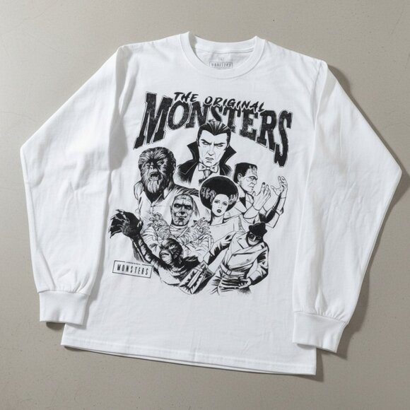 Universal Studios Monsters Long Sleeve Tee – Size Large – NWOT - Picture 1 of 7